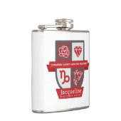 Flasques January (Capricorn) Birthday Crest™ Flask (Droite)
