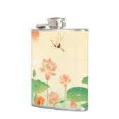 Flasques Japanese Garden Koi Pond and Waterlilies Art (Gauche)