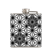 Flasques Japonais Asanoha motif - blanc et noir (Dos)