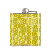 Flasques Japonais Asanoha motif - or moutarde (Dos)