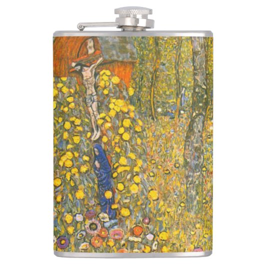 Flasques Jardin agricole Gustav Klimt avec Crucifix (Devant)
