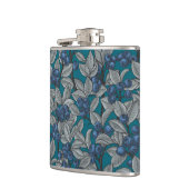 Flasques Jardin aux bleuets, bleu et gris (Gauche)