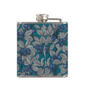 Flasques Jardin aux bleuets, bleu et gris (Dos)