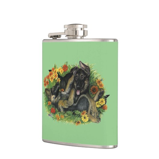 Flasques Jardin aux chiots (Gauche)