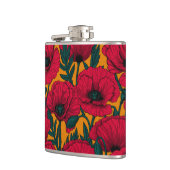 Flasques Jardin aux coquelicots rouges (Gauche)