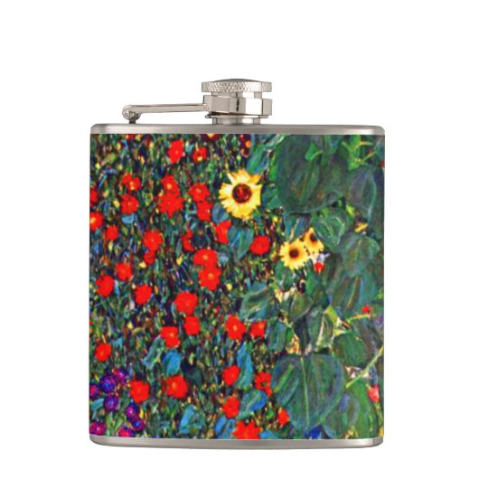 Flasques Jardin aux fleurs Gustav Klimt (Devant)