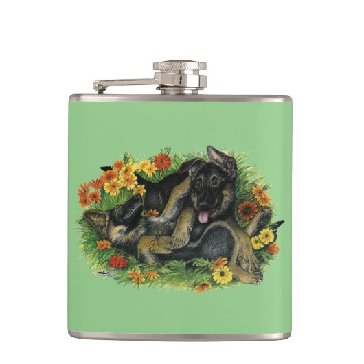 Flasques Jardin de chiots (Devant)