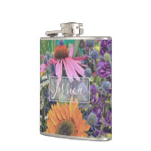 Flasques Jardin fleuri d'été coloré Personnalisé (Gauche)