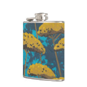 Flasques Jardin Golden Yarrow avec Arrière - plan bleu (Gauche)