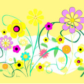 Flasques Jardin jaune