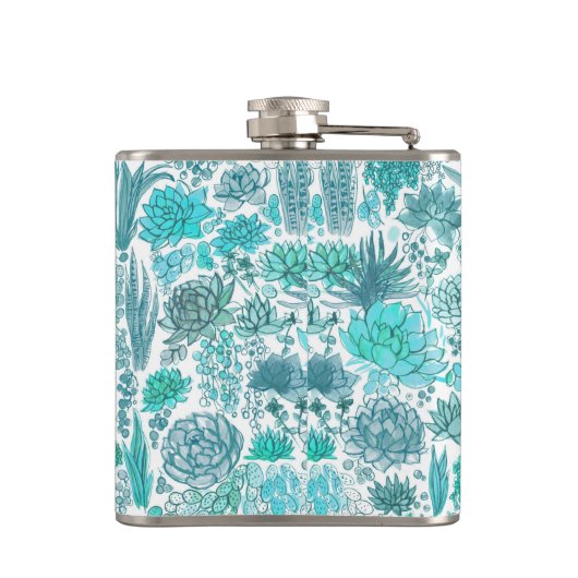 Flasques Jardin succulent (Dos)