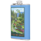 Flasques Jardins de Butchart - baie de Brentwood (Gauche)