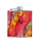 Flasques Jaune rouge d'art d'aquarelle (Devant)