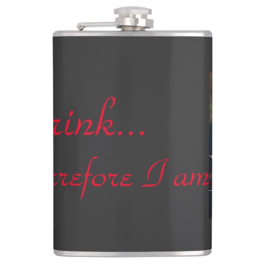 Flasques Je bois, donc je suis ! (Devant)