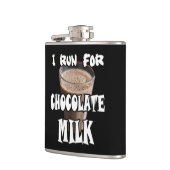 Flasques Je cours pour le lait au chocolat (Gauche)