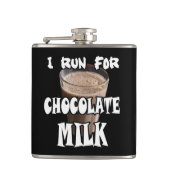 Flasques Je cours pour le lait au chocolat (Devant)