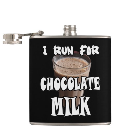 Flasques Je cours pour le lait chocolaté Running (Ouvert)