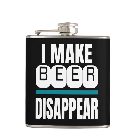 Flasques Je fais disparaître la bière (Devant)