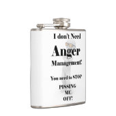 Flasques Je n'ai pas besoin de gestion de la colère ! (Droite)