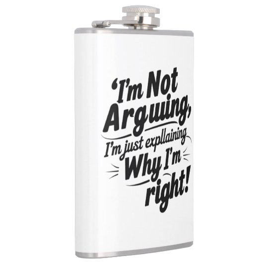 Flasques Je n'argumente pas, j'explique juste pourquoi j'ai (Droite)