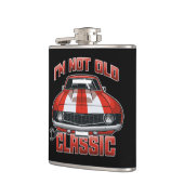 Flasques Je ne suis pas vieux Je suis classique - Retro Red (Gauche)