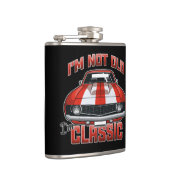 Flasques Je ne suis pas vieux Je suis classique - Retro Red (Droite)