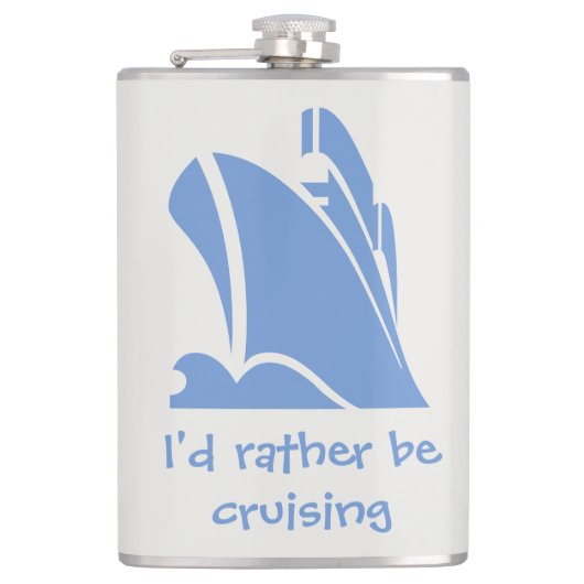 Flasques Je préfère être croisière - un cadeau pour les ama (Devant)