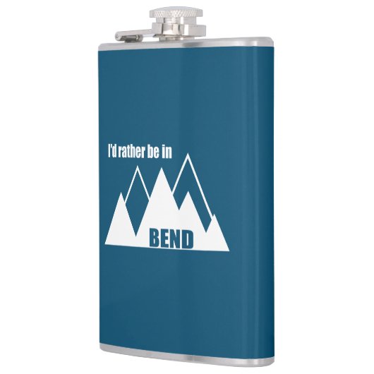Flasques Je préférerais être à Bend Oregon Mountain (Gauche)
