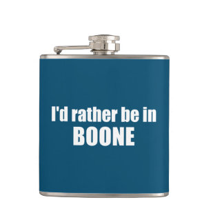 Flasques Je préférerais être à Boone en Caroline du Nord