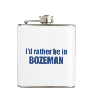 Flasques Je Préférerais Être À Bozeman Montana