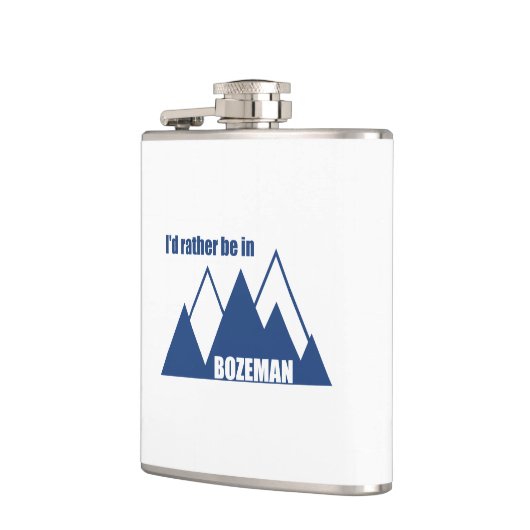 Flasques Je Préférerais Être À Bozeman Montana Mountain (Gauche)