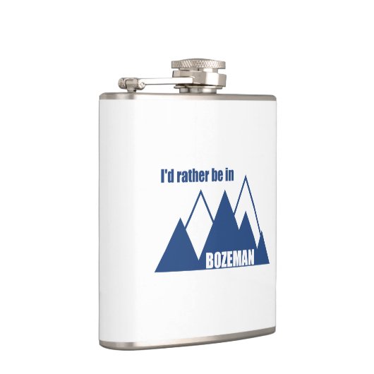 Flasques Je Préférerais Être À Bozeman Montana Mountain (Droite)