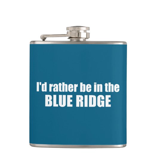 Flasques Je préférerais être dans le Blue Ridge (Devant)