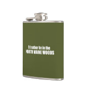 Flasques Je Préférerais Être Dans Le Maine Woods Nord (Gauche)