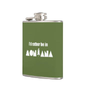 Flasques Je Préférerais Être Dans Le Montana (Gauche)