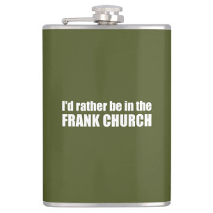 Flasques Je Préférerais Être Dans L'Église Frank