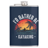 Flasques Je préférerais être Kayak (Devant)