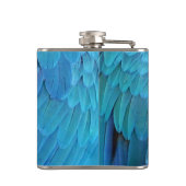 Flasques Je suis bleu - cool plume design (Dos)