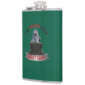 Flasques Je suis fier d'être britannique (Gauche)