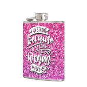 FLASQUES JE SUIS FORTE PARCE QU'UNE FEMME FORTE M'A ÉLEVÉE (Gauche)