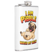 Flasques Je Suis Pibble Lavez Mon Ventre (Droite)