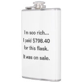 Flasques Je suis si riche ! (Gauche)