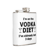 Flasques Je suis sur la vodka Diet (Droite)