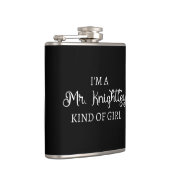 Flasques Je suis une fille de M. Knightley (Droite)