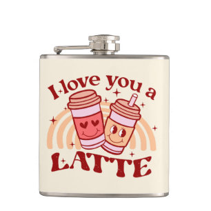 Flasques Je T'Aime Un Latte