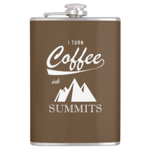 Flasques Je Transforme Le Café En Sommets