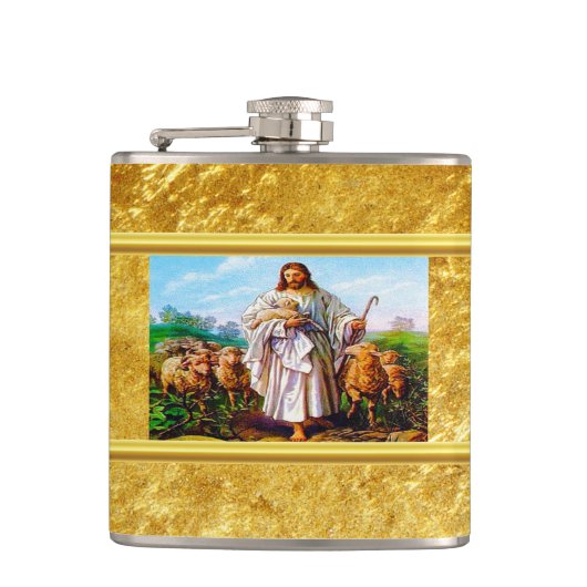 Flasques Jean 10:7-21 Je suis le bon berger (Devant)