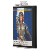 Flasques Jeanne d'Arc : La servante d'Orléans, héroïne du c (Gauche)