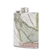 FLASQUES JEFFERSONVILLE, INDIANA : CARTE (Gauche)