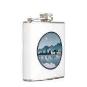 Flasques Jenny Lake Grand Teton National Park Réflexion (Droite)